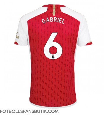 Arsenal Gabriel Magalhaes #6 Replika Hemmatröja 2023-24 Kortärmad